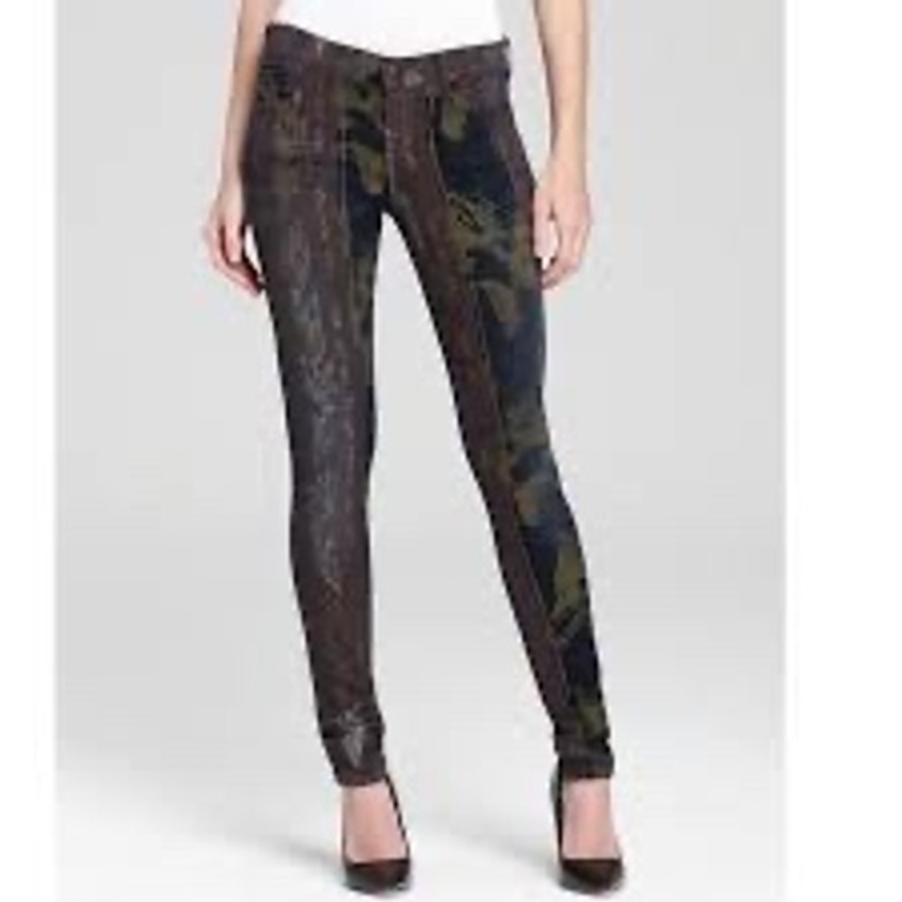 Citizens of Humanity Avedon Low Rise Skinny Ikat Print Jeans 1300-282PR size 30